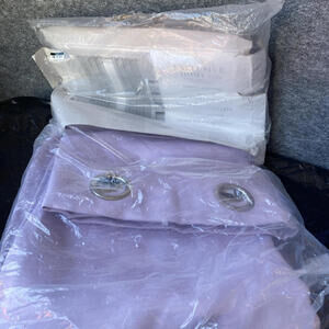 2 Exclusive Home Kids Heath Woven Blackout Window Drape Panels (1 pair) NIP